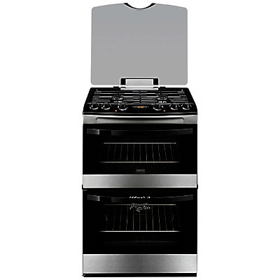 Zanussi ZCK68300X Dual Fuel Cooker, Stainless Steel Zanussi ZCK68300X Dual Fuel Cooker, Stainless Steel